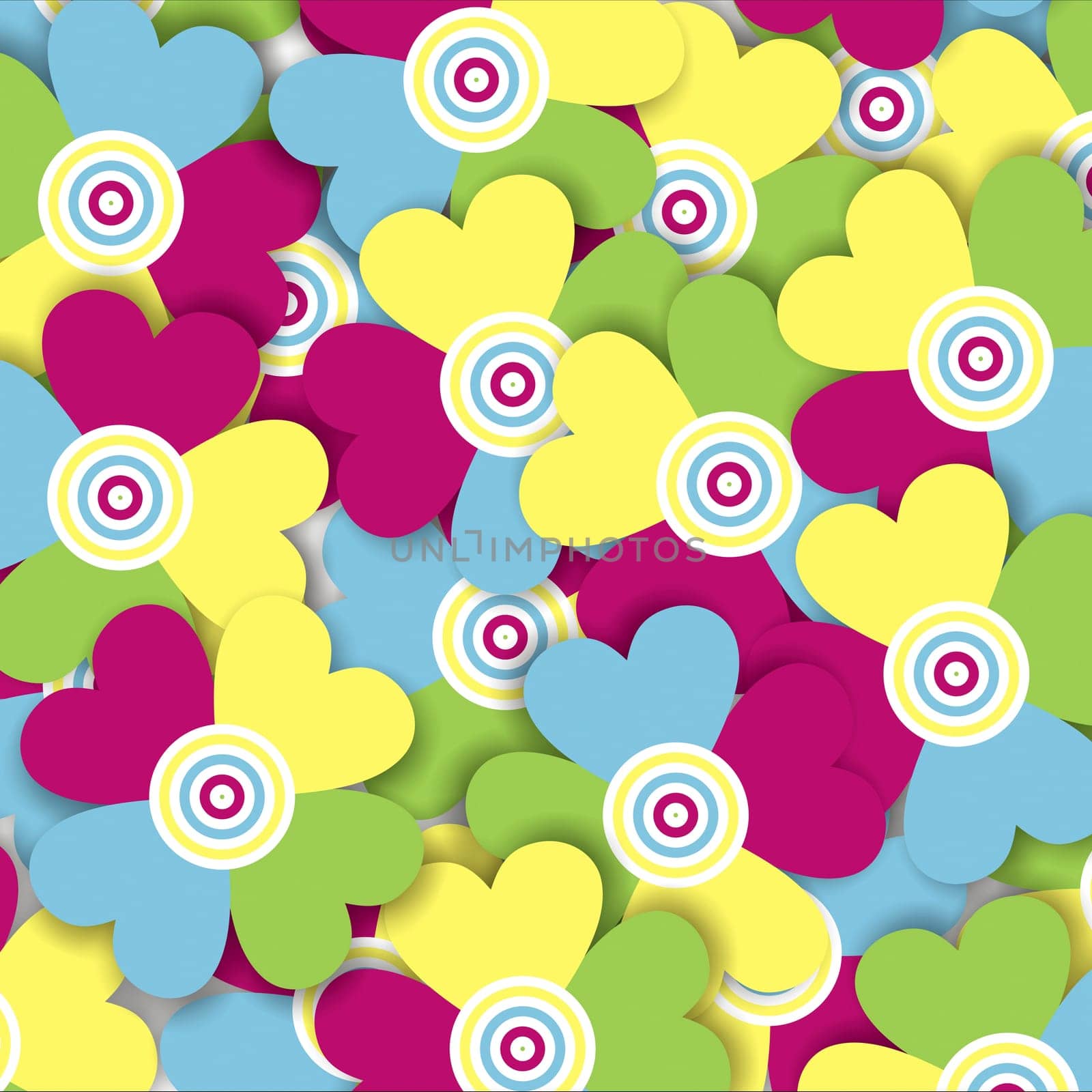 Multicolored flowers