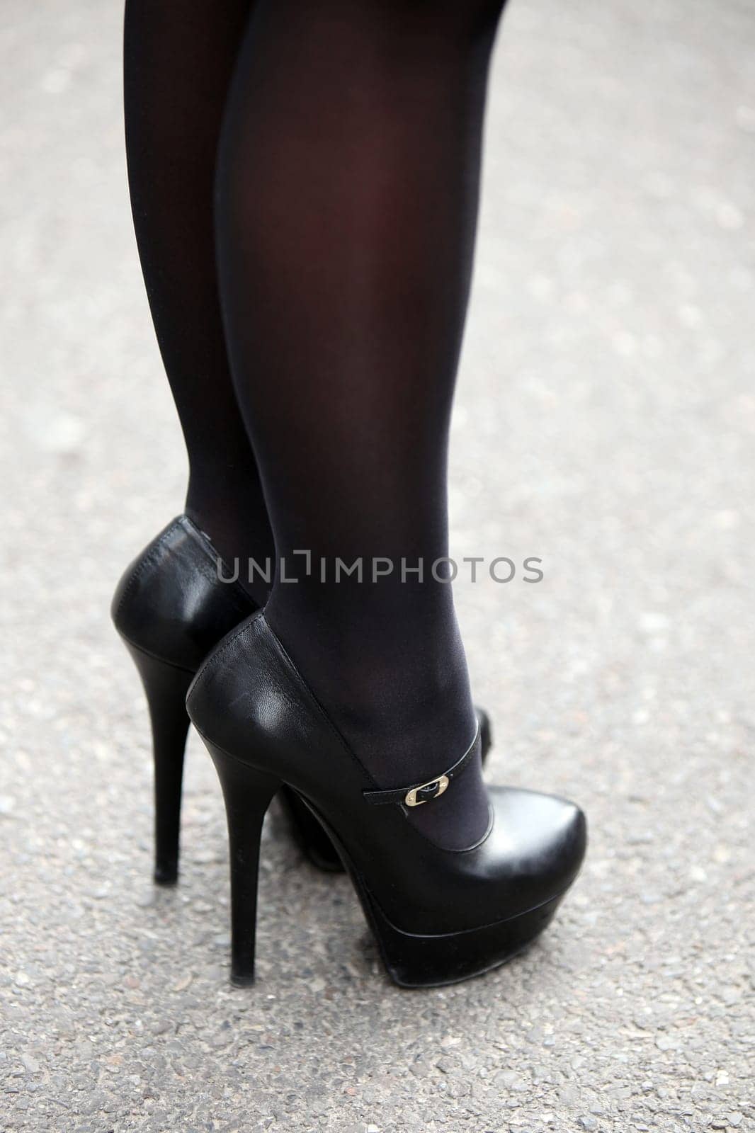 sexy black high heels
