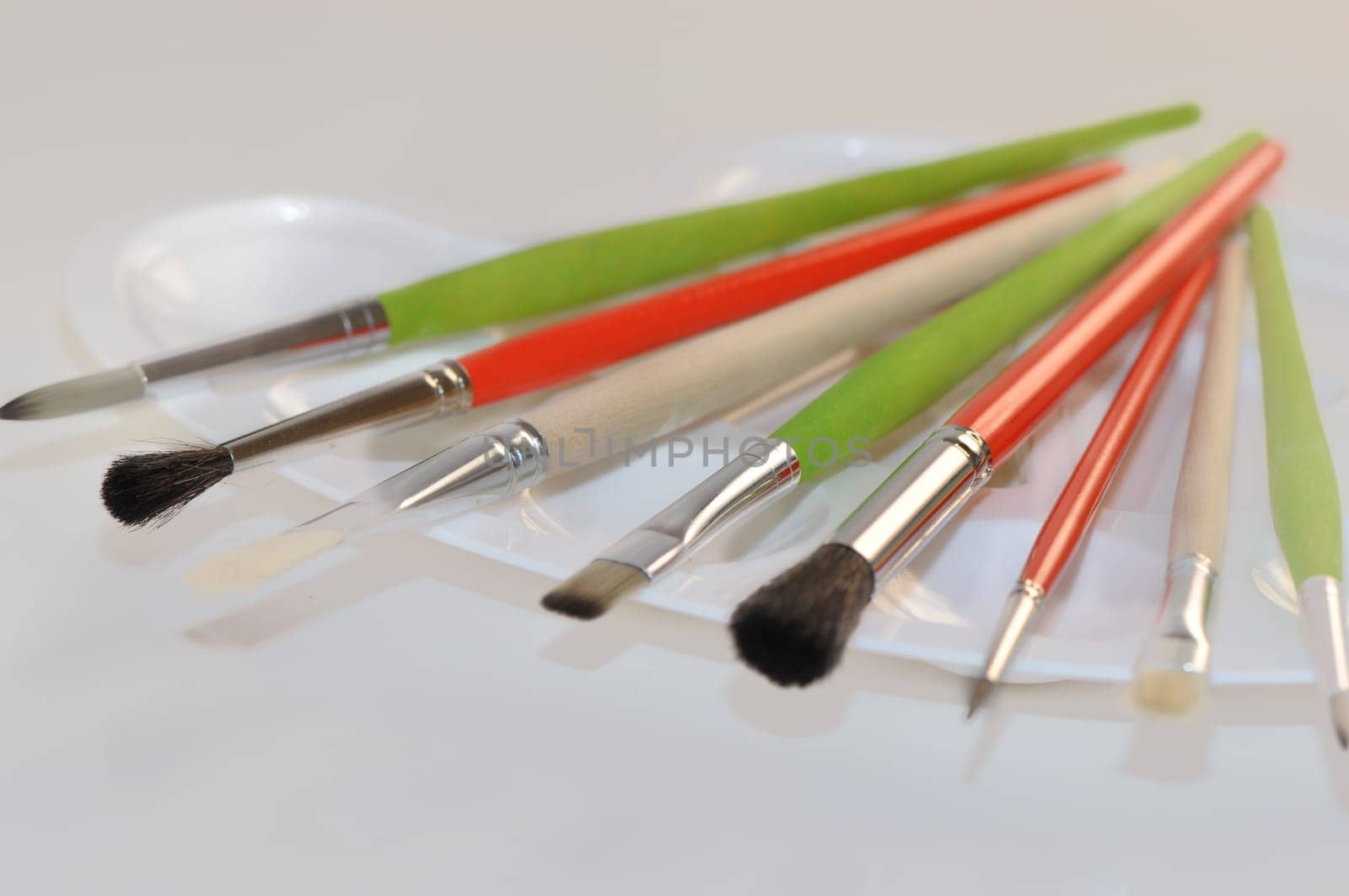Brush on color palette