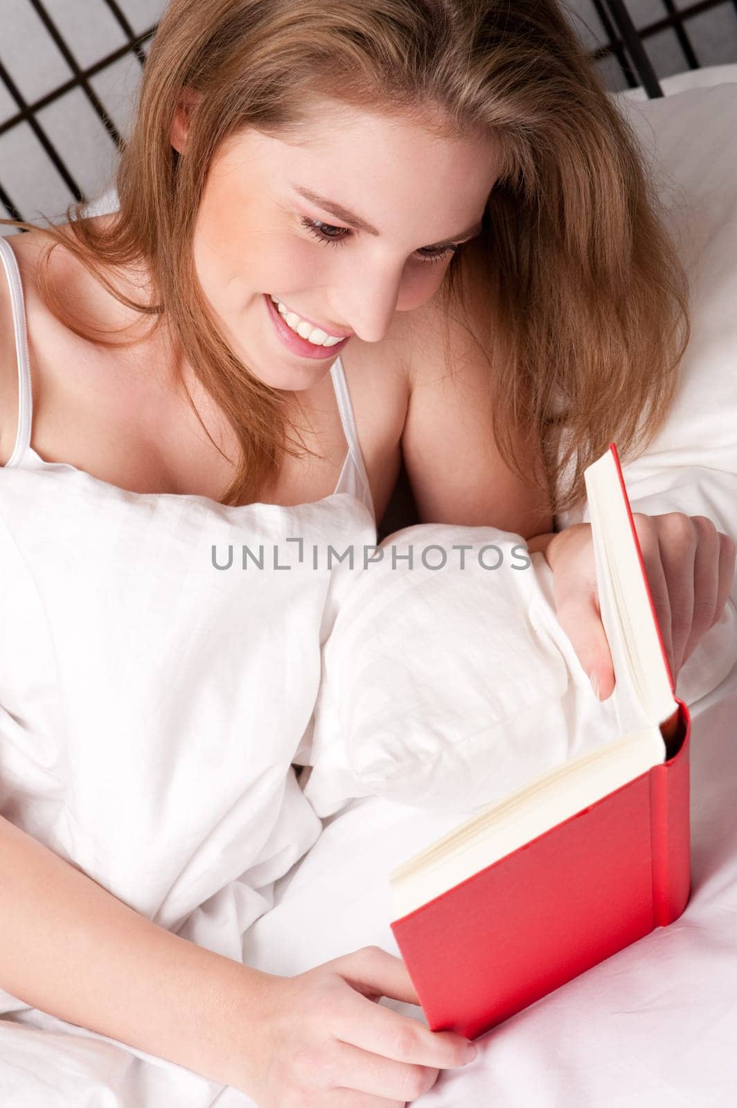 Young woman with book