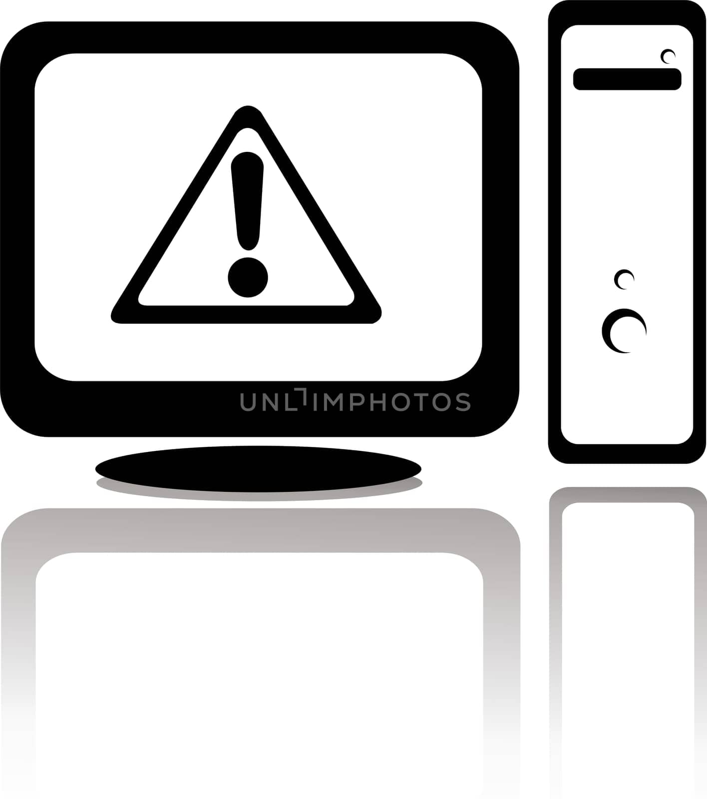 Illustration of failure icon
