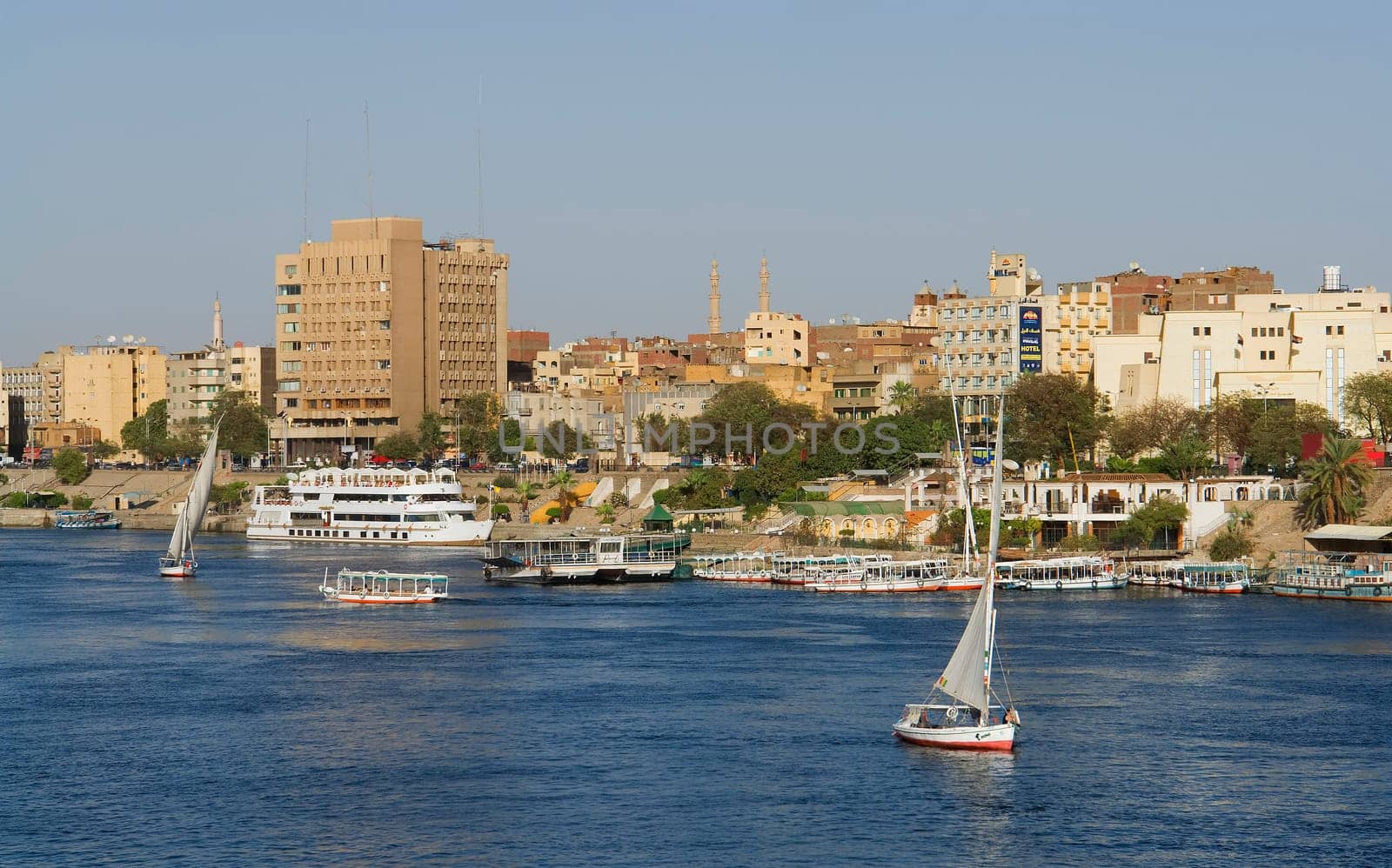 The Nile near Aswan in Egypt