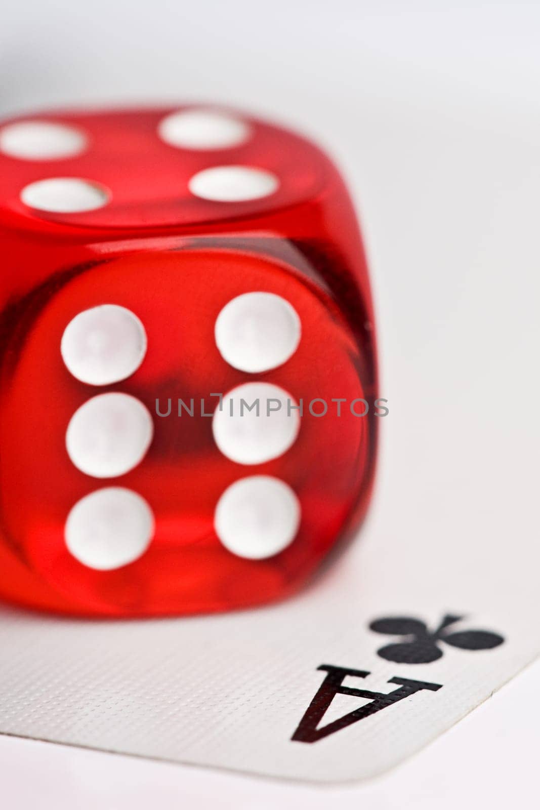 Cube with card