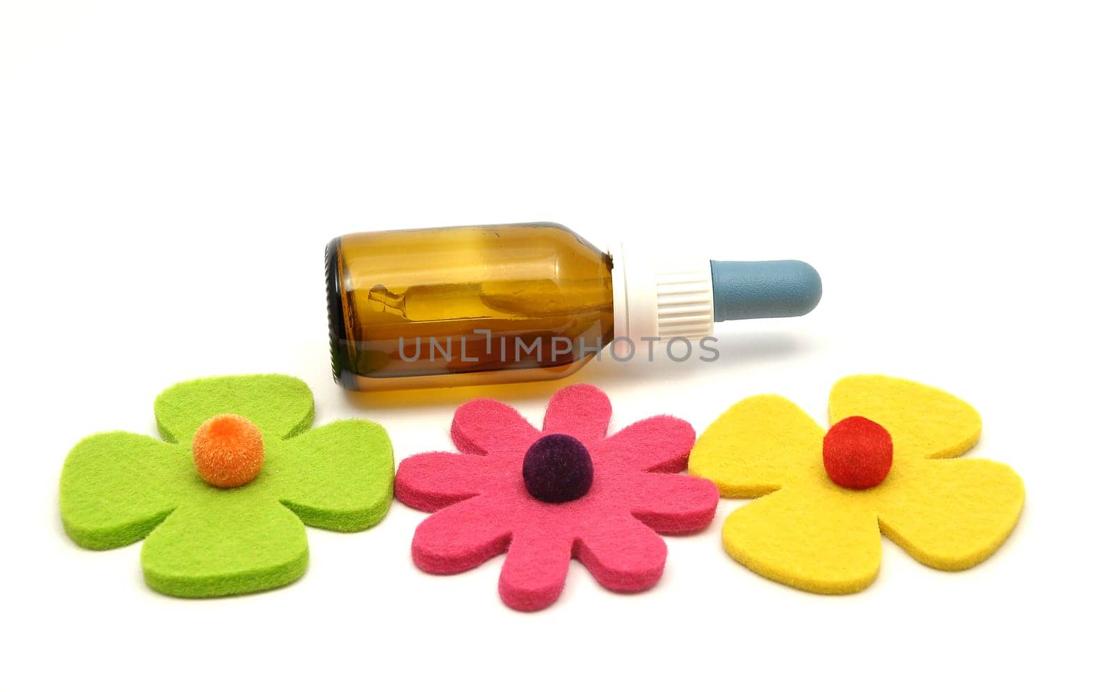 Bach Flowers with Felt Decoration