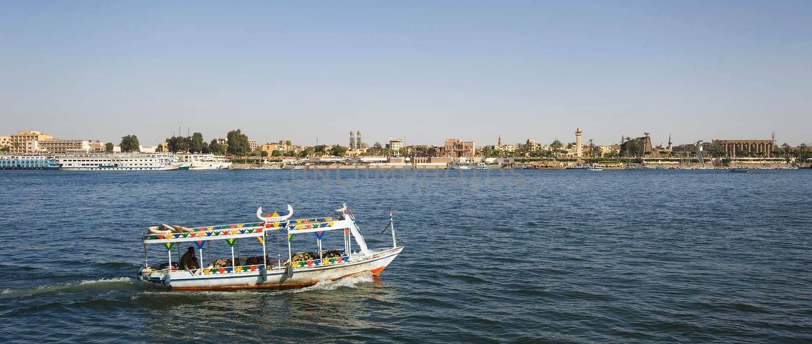 On the Nile near Luxor in Egypt