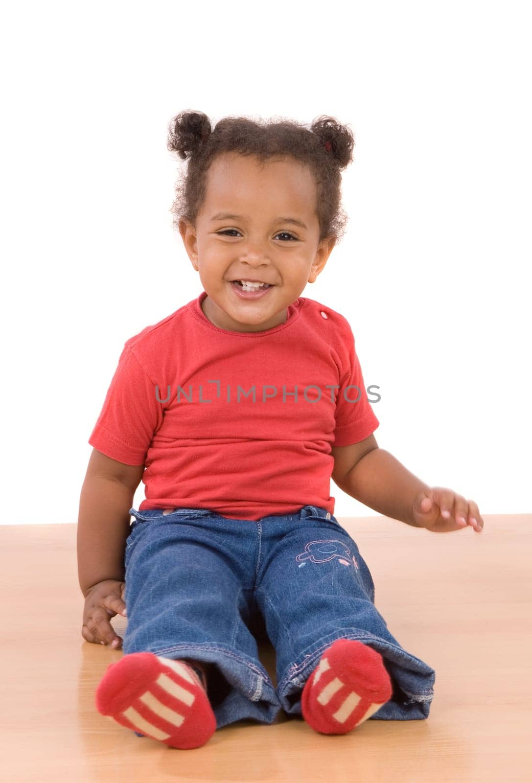 Adorable african baby