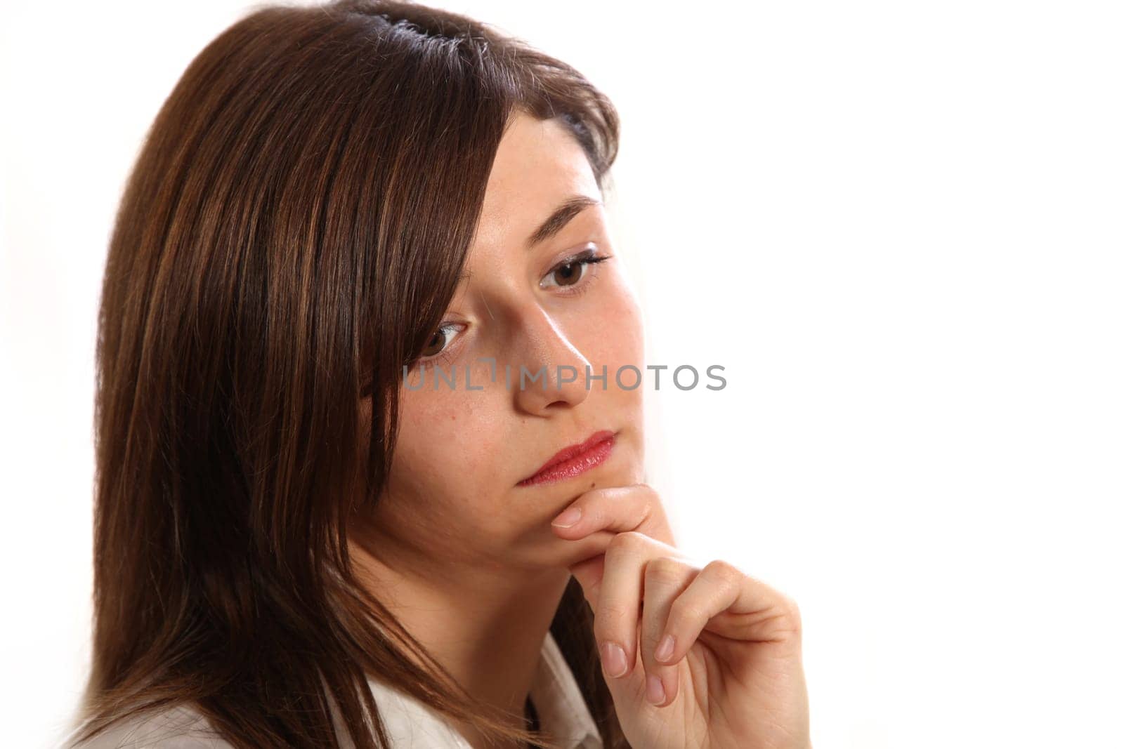 Young,sad woman