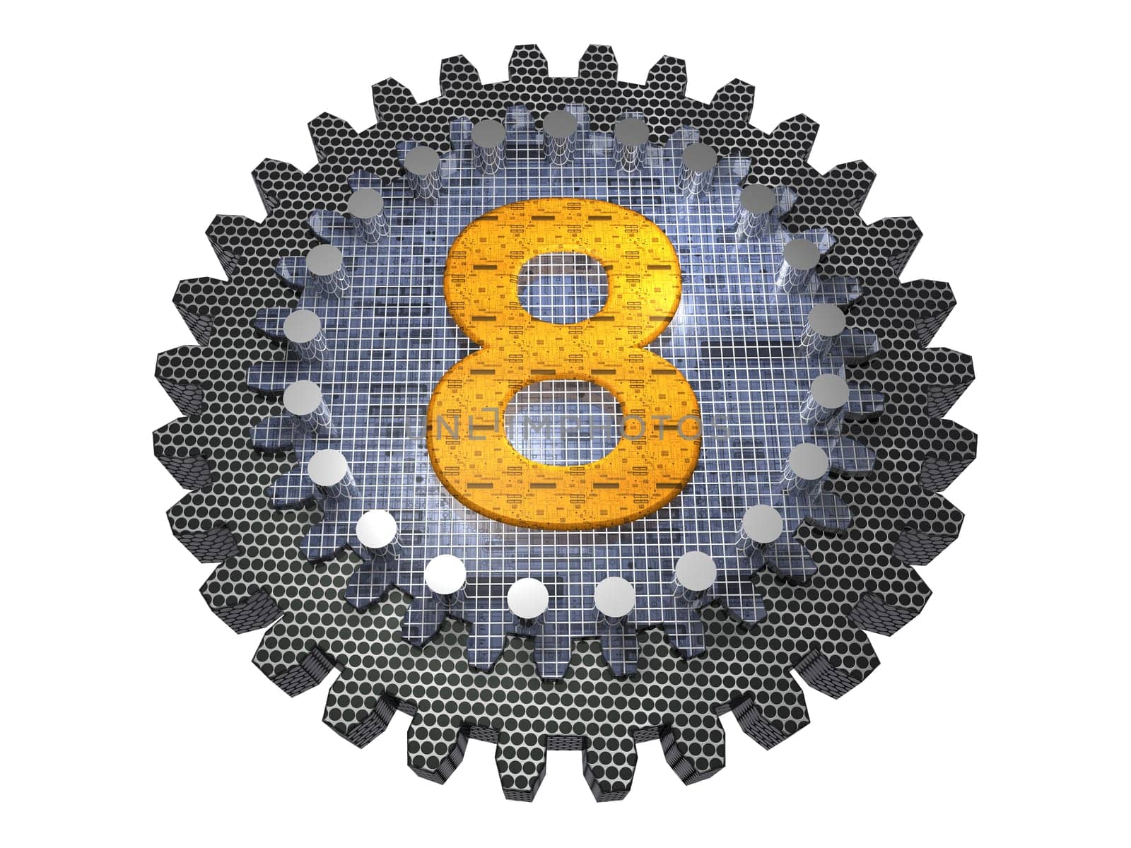 Alphabet - Gear Number 8