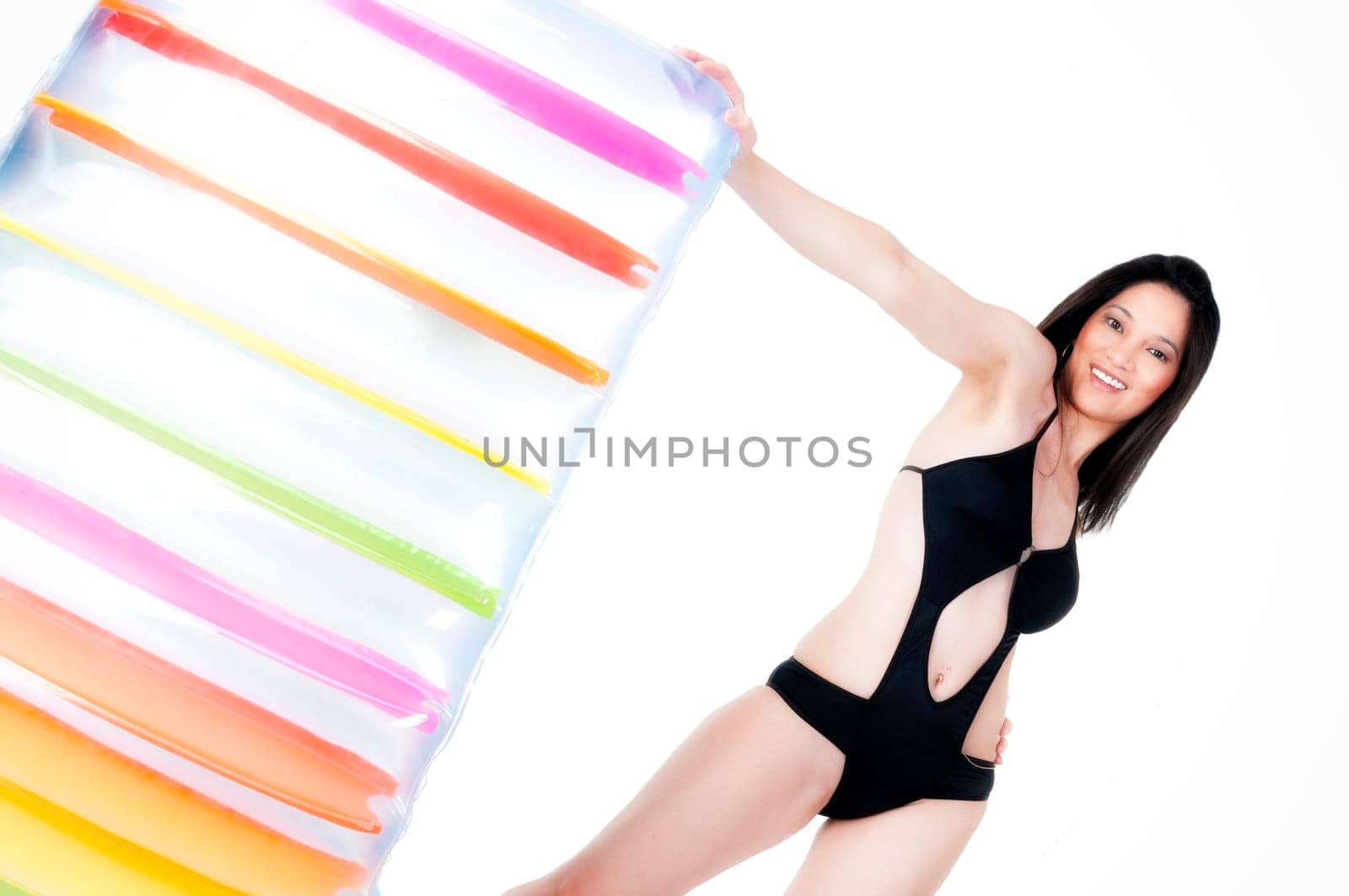 Asian woman in bikini