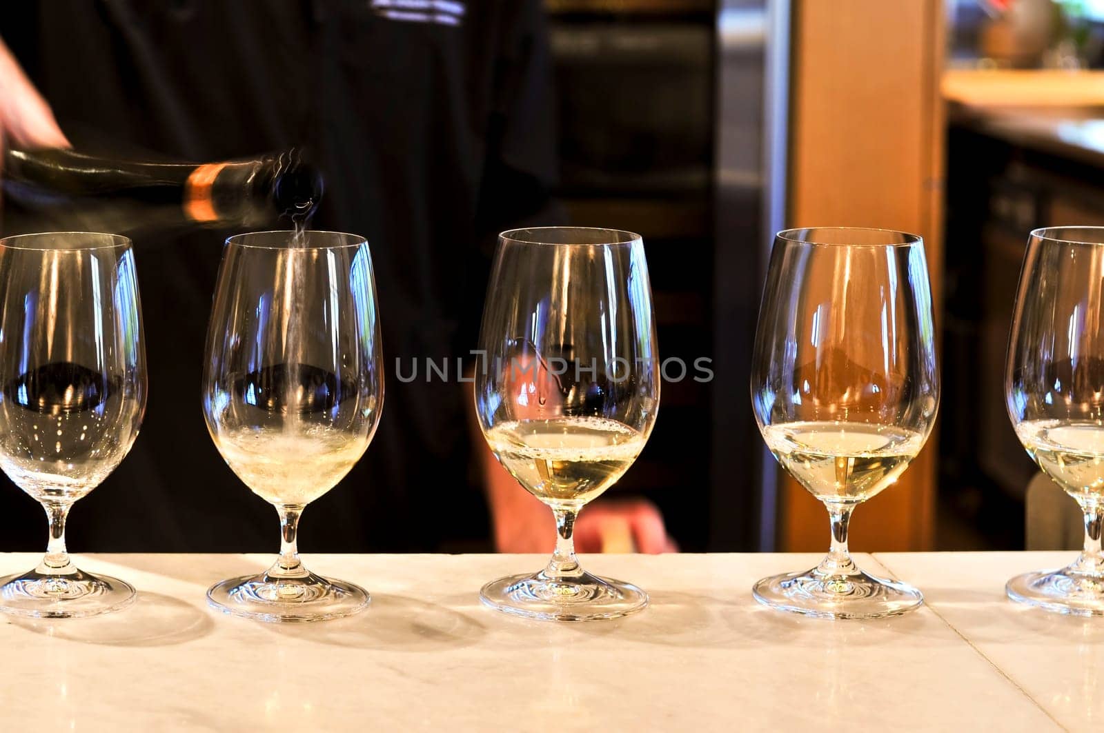 Wine tasting glasses