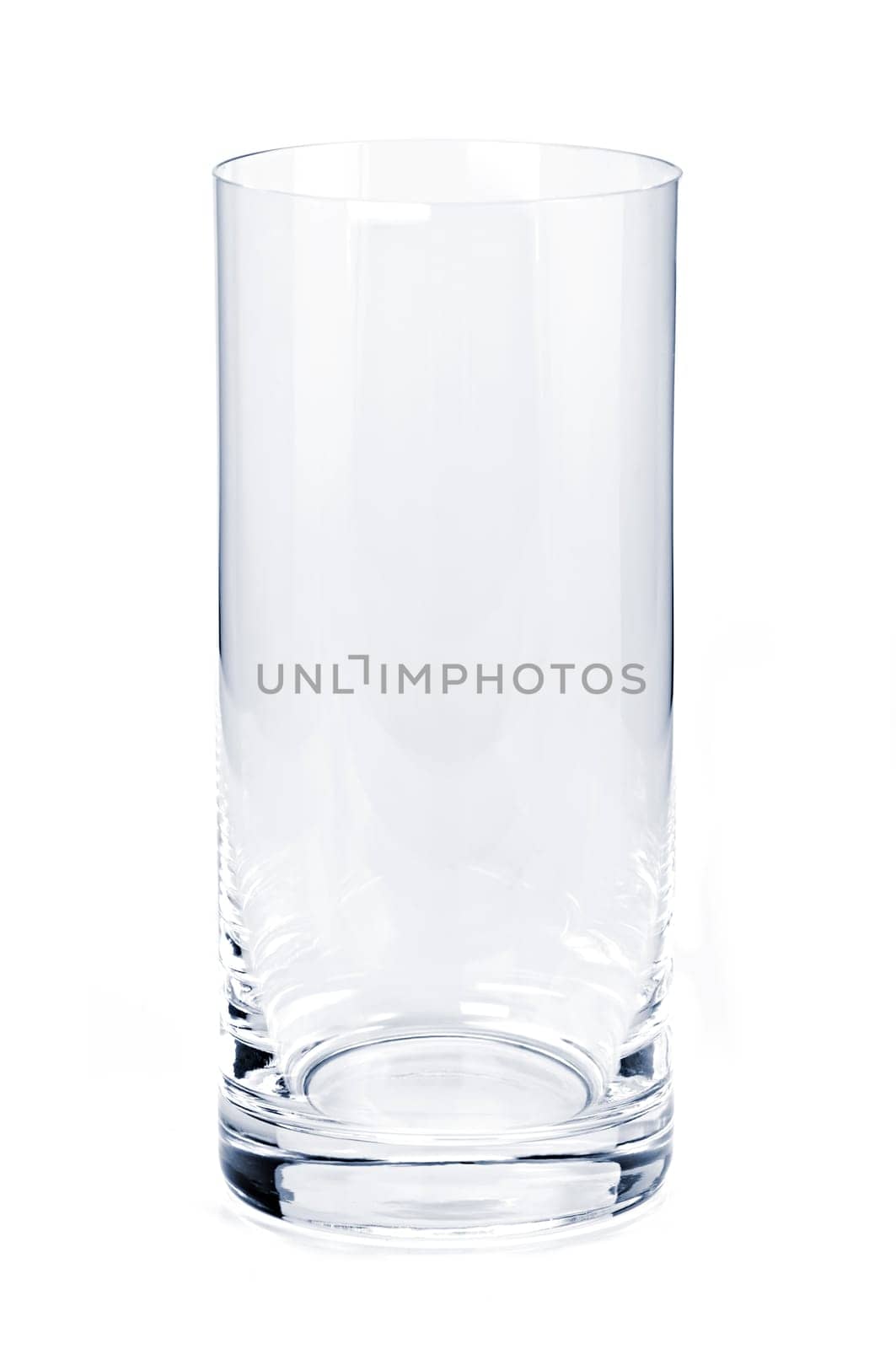Empty tumbler glass