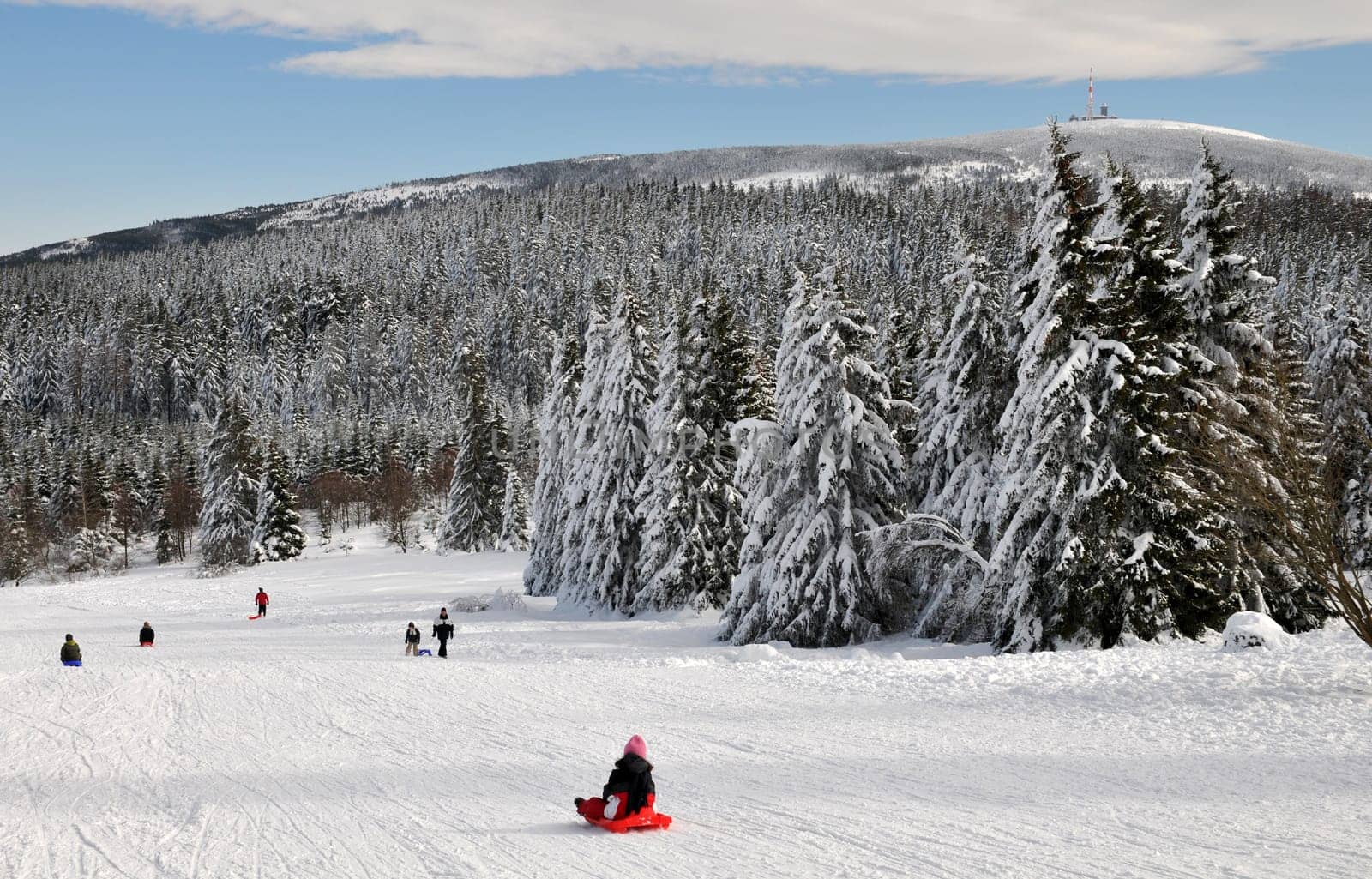 tobogganing on the Brocken...