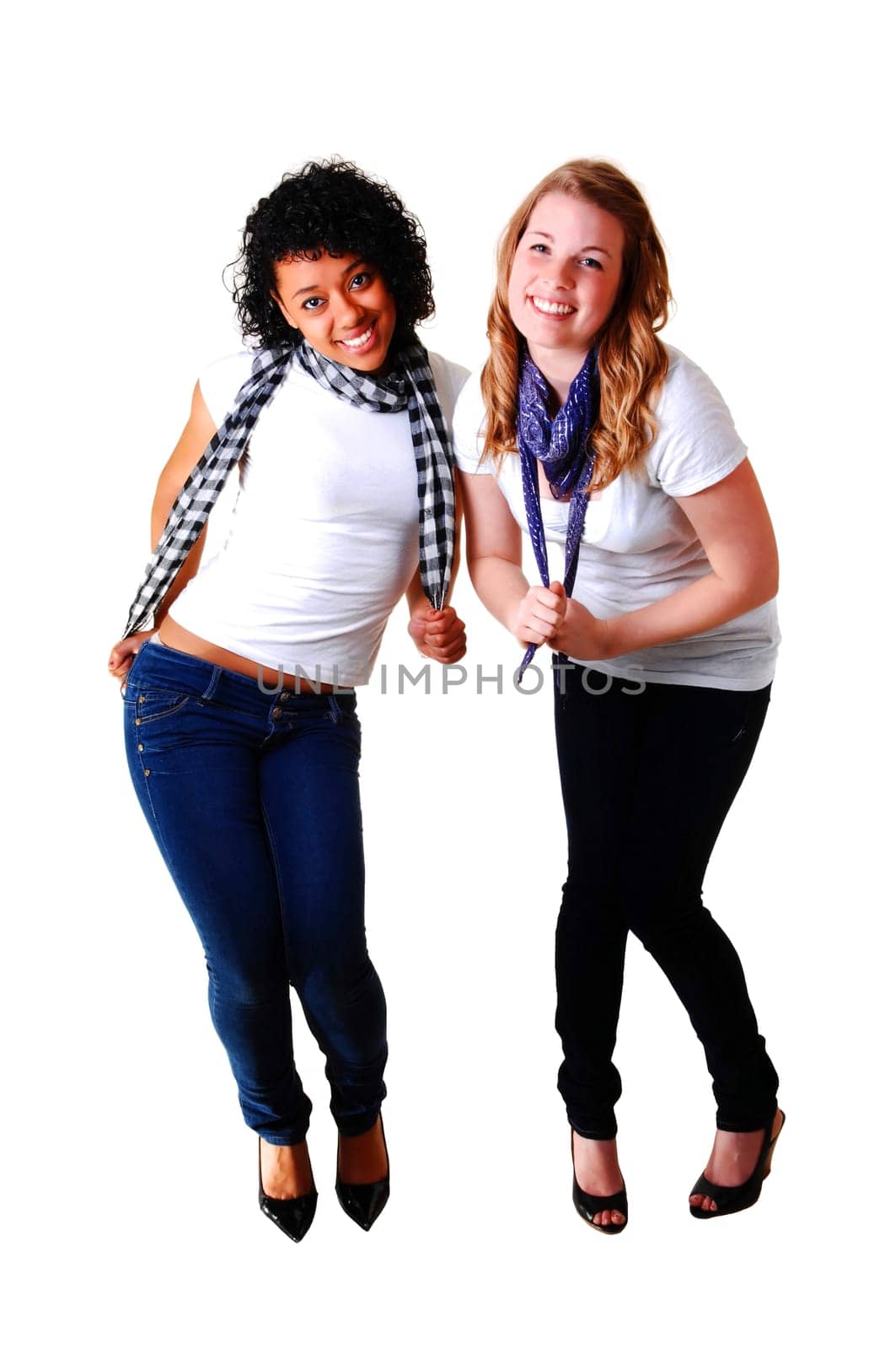 Two pretty girls.