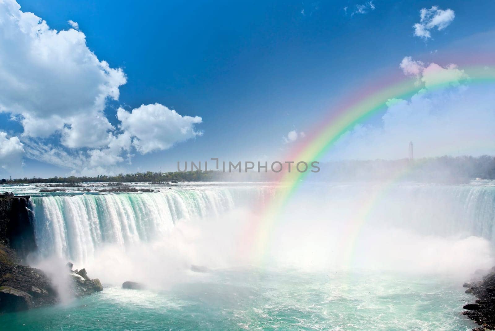 Rainbows at Niagara Falls