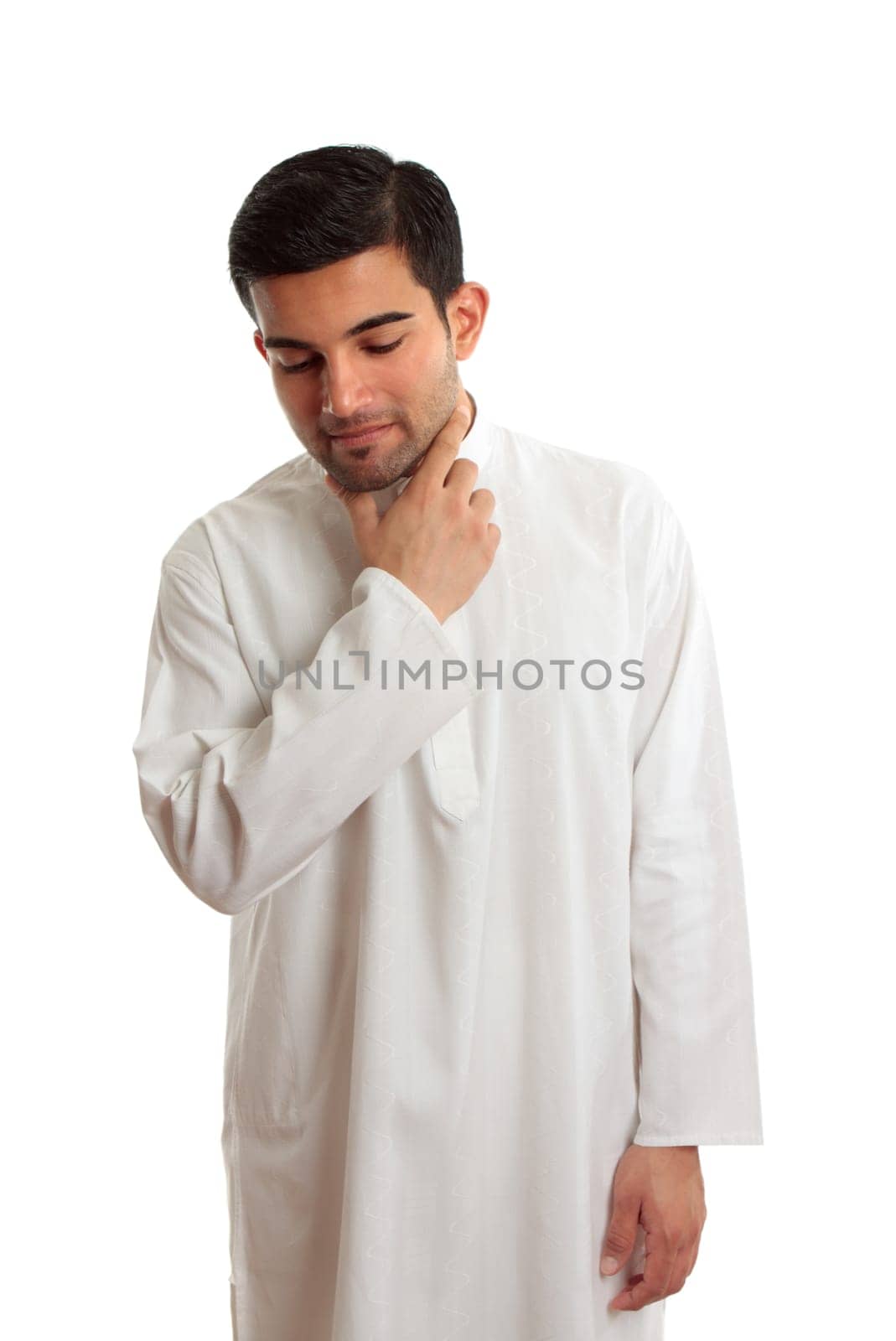 Ethnic man wearing traditional clothing