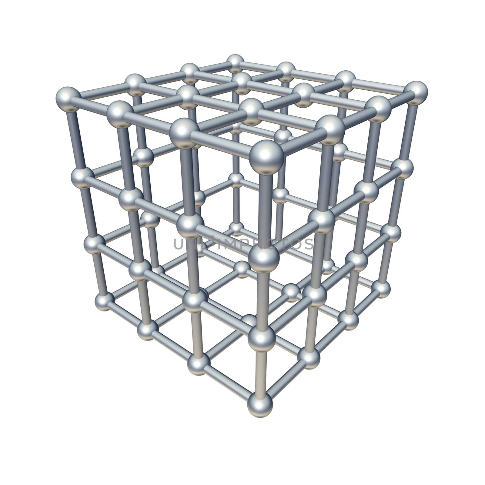 3d cube model