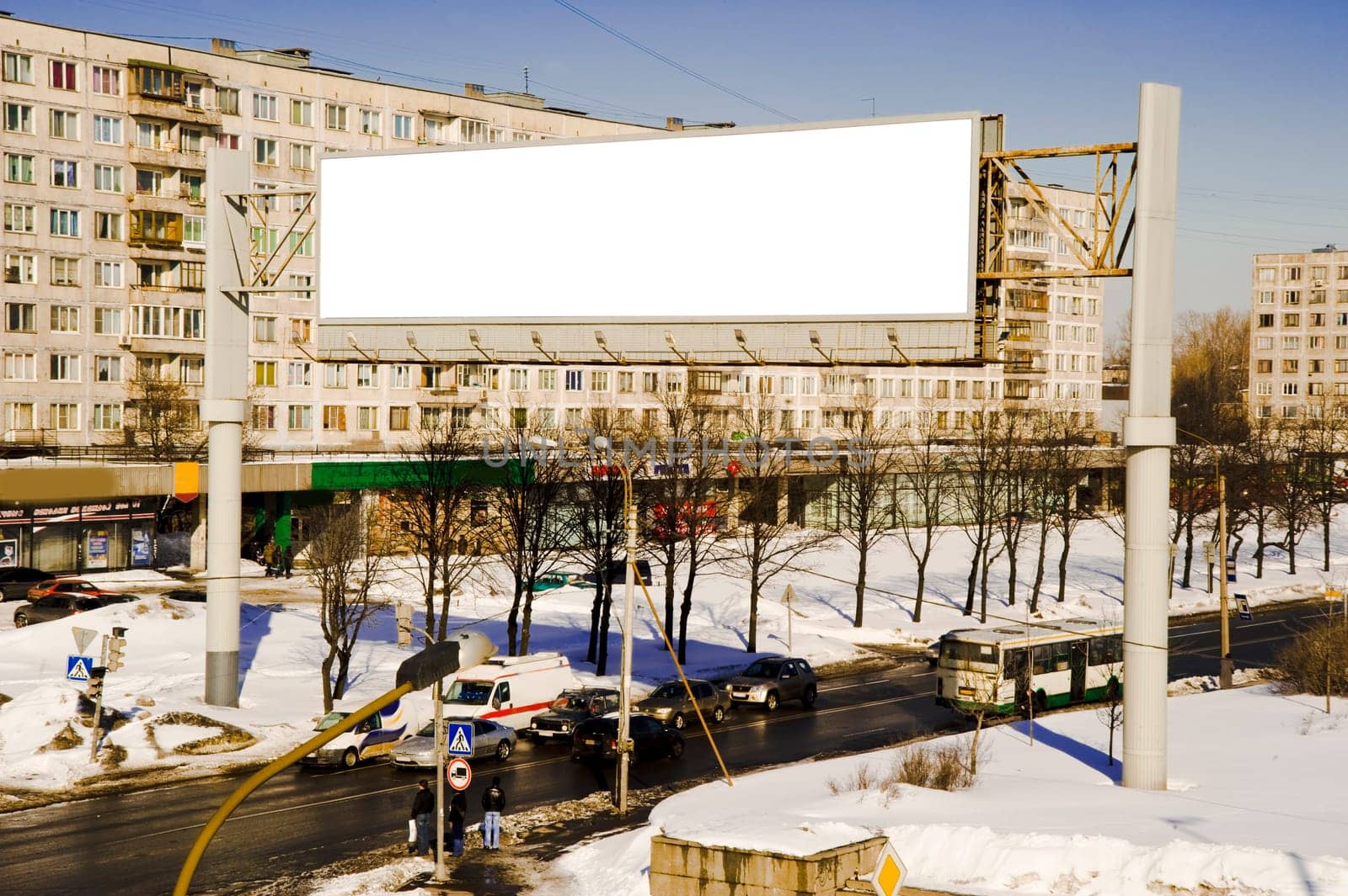 The street bilboards