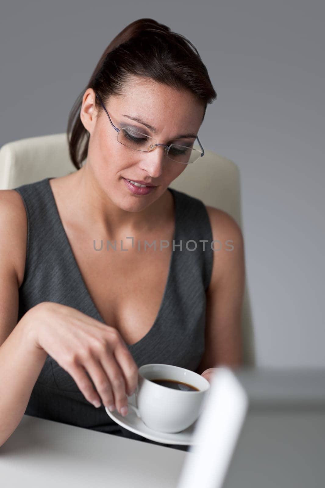 Successful business woman at office