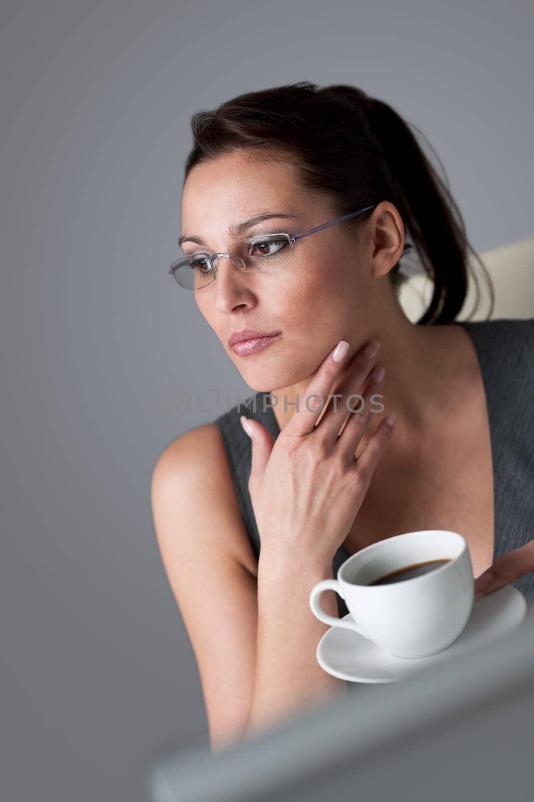 Successful business woman at office