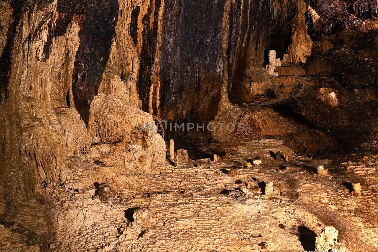 Underground in the Morassina show mine