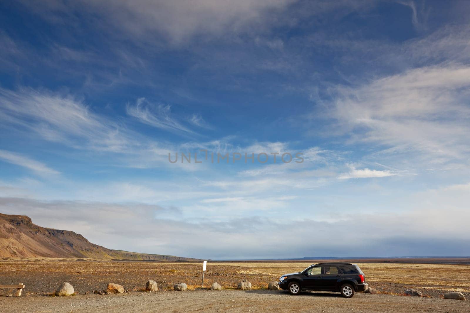 Four wheel drive vehicle in South Area, Iceland