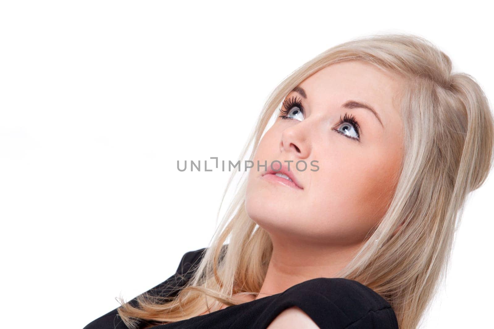 Classy blond woman