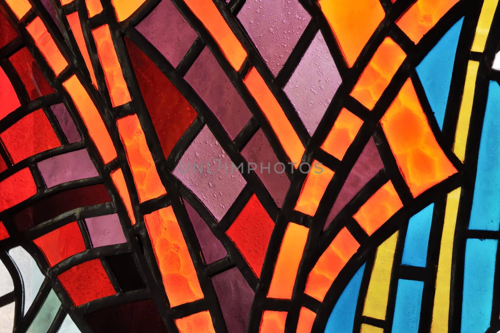 Stained glass window - church