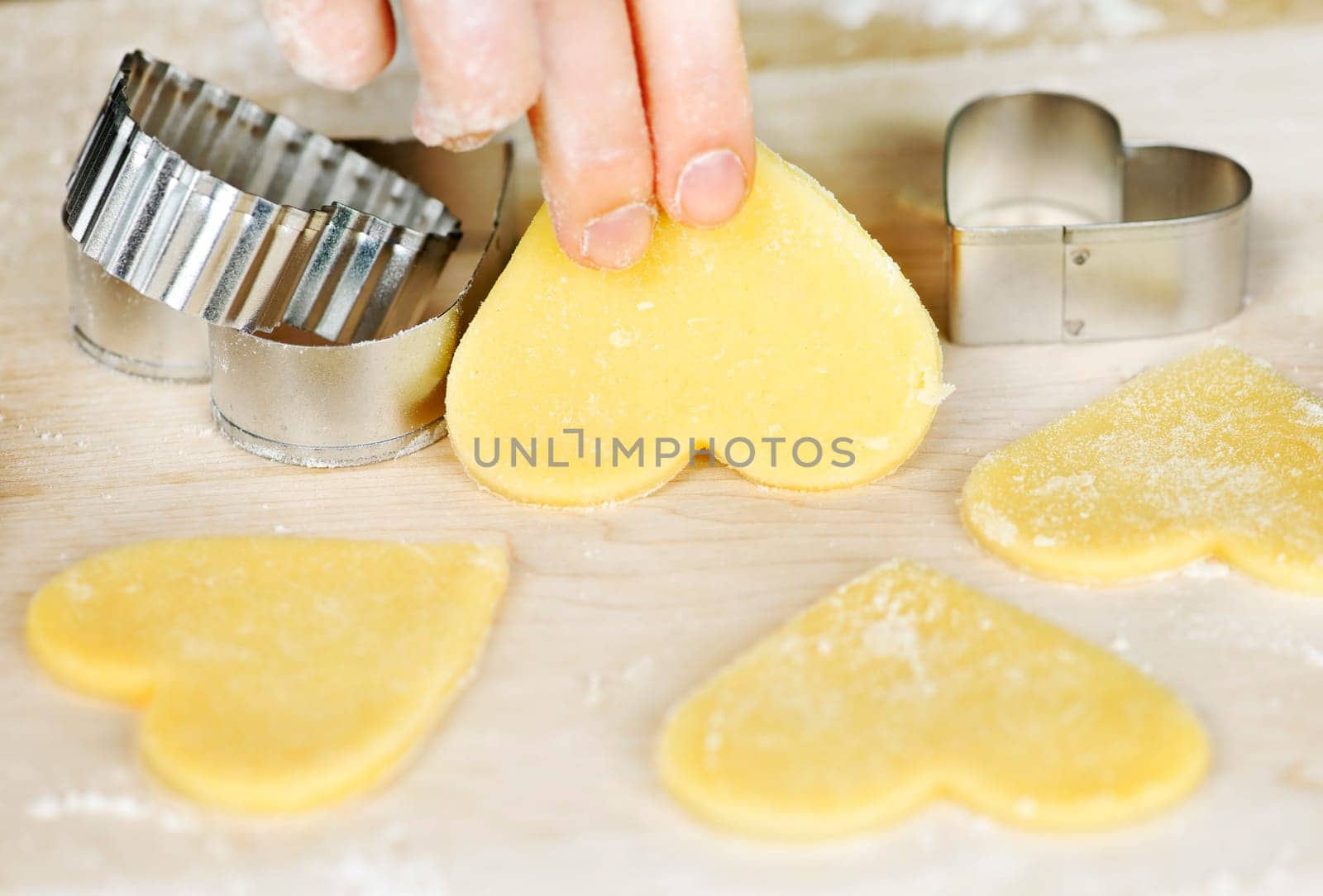 Making shortbread cookies