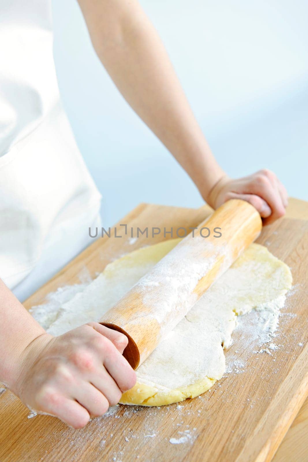 Rolling out cookie dough