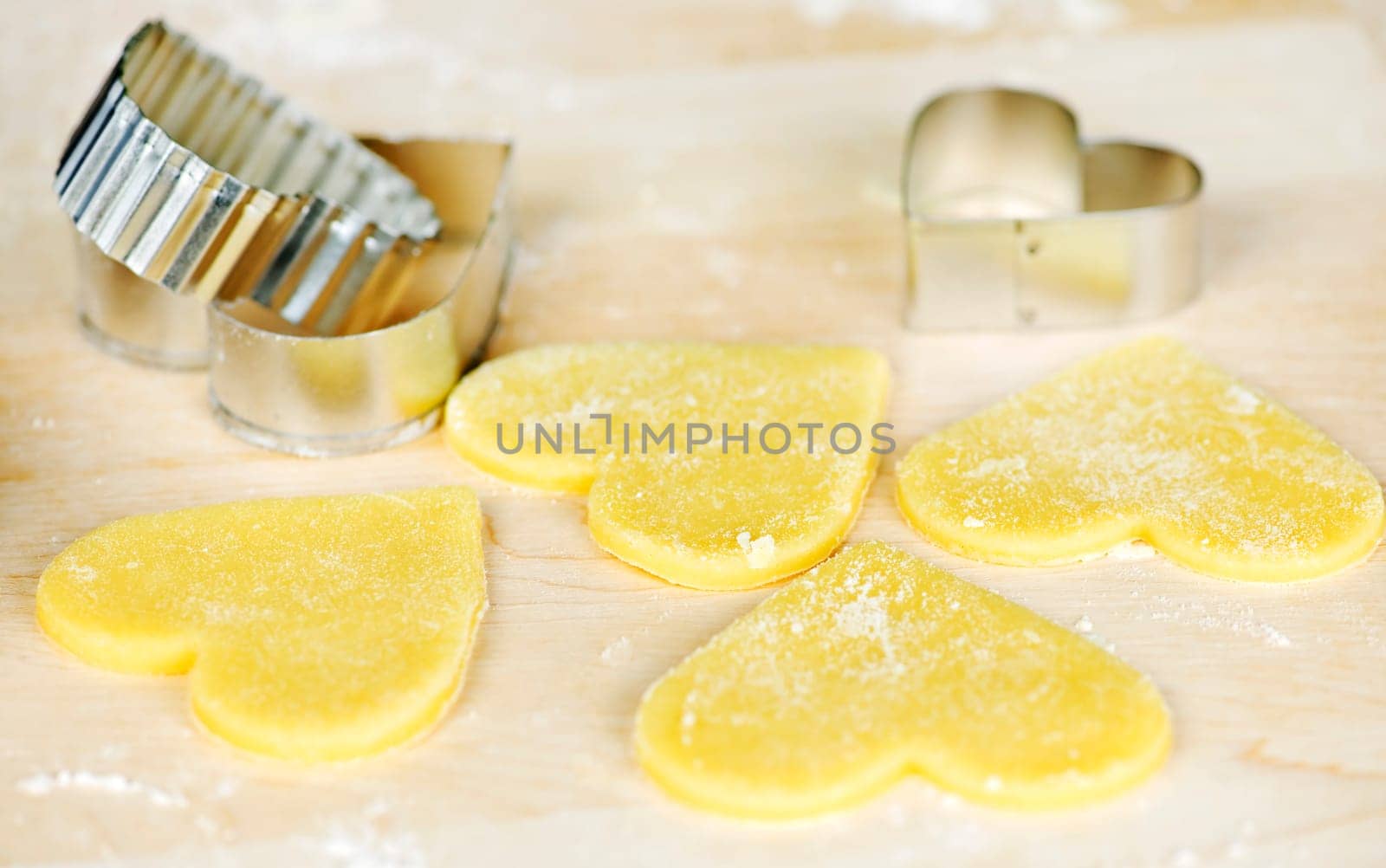 Making shortbread cookies