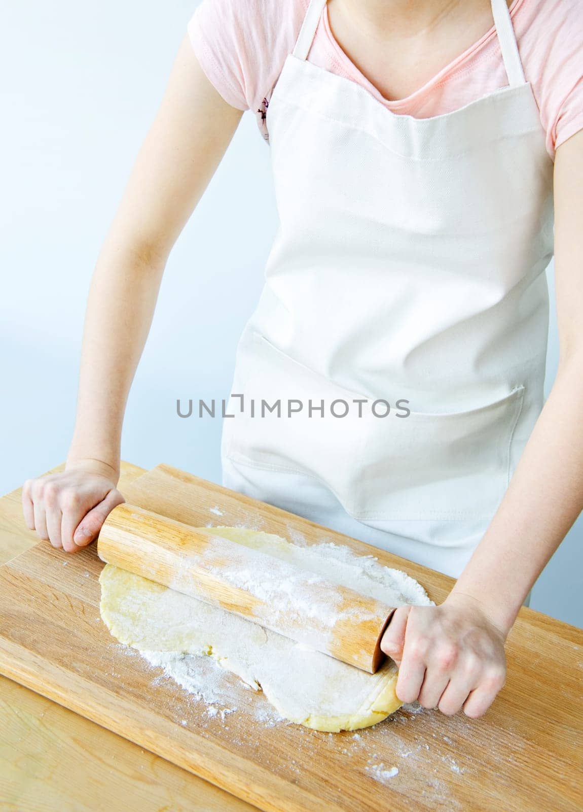 Rolling out cookie dough