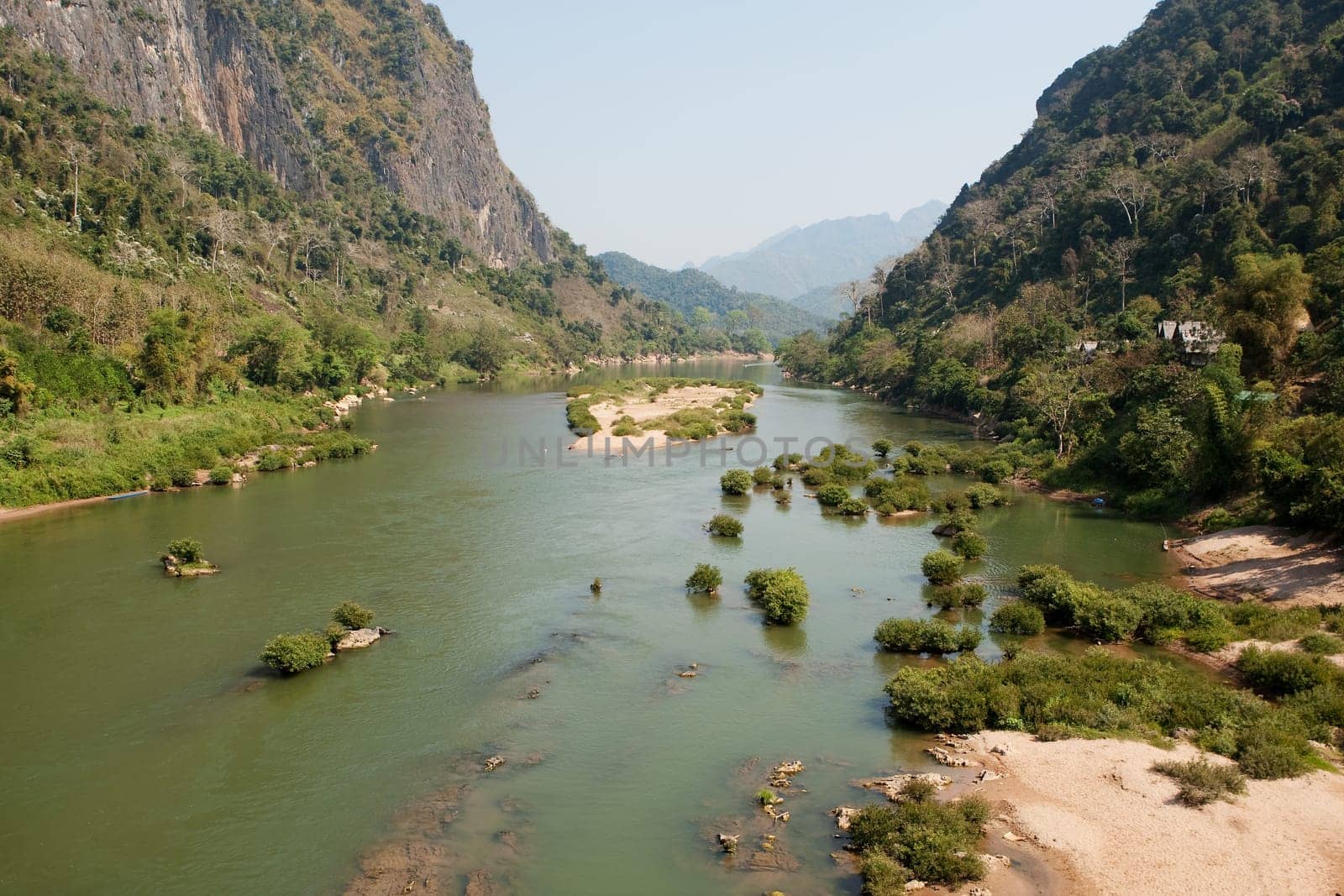 Nam Ou River near Nong Khiao in Laos