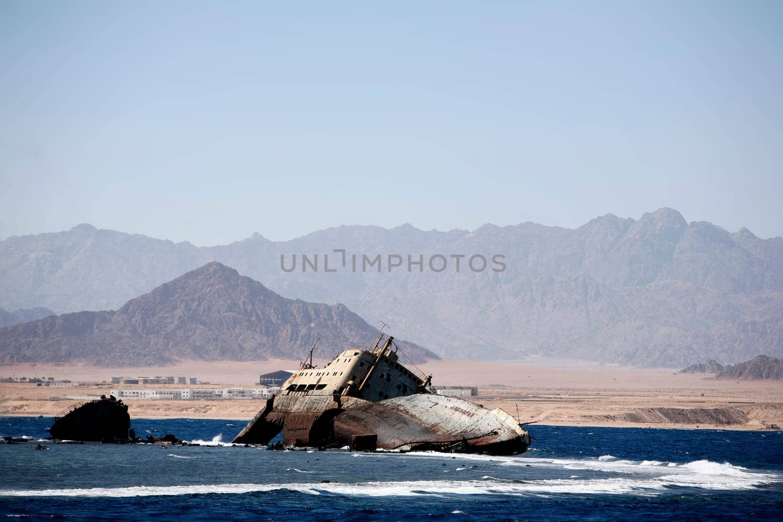 Shipwreck in the Strait of Tiran