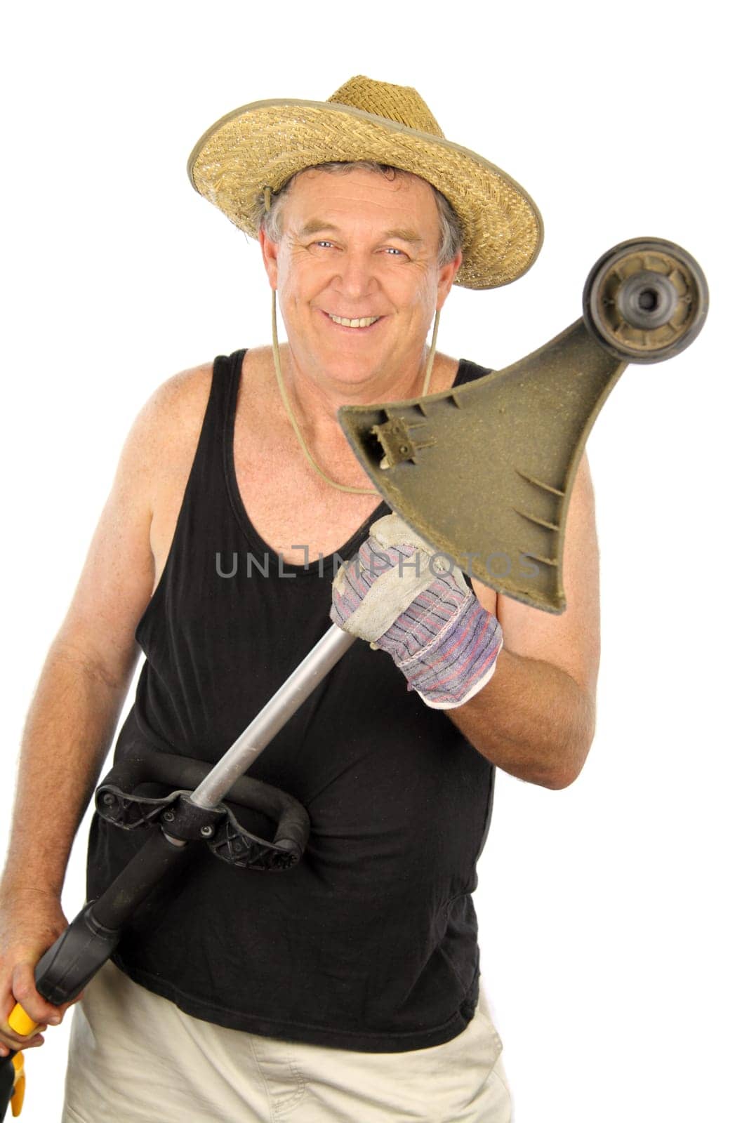 Gardener With Whipper Snipper