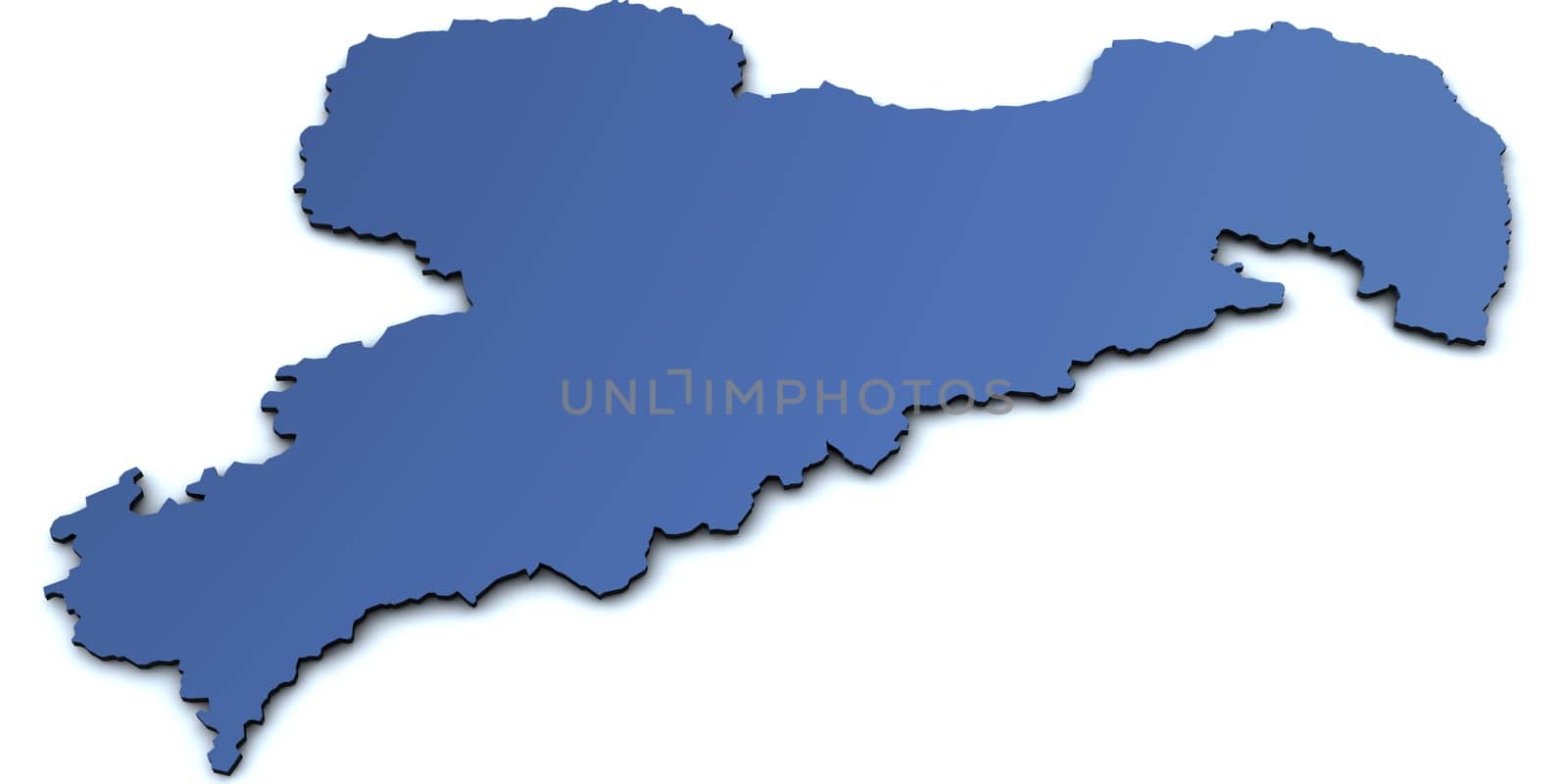 Map of Saxony