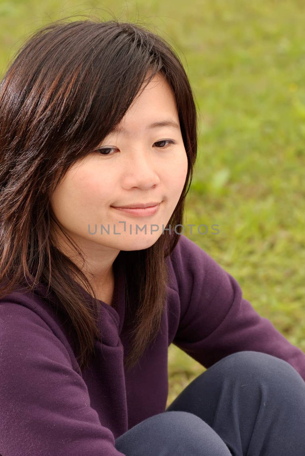 Smiling Asian beauty