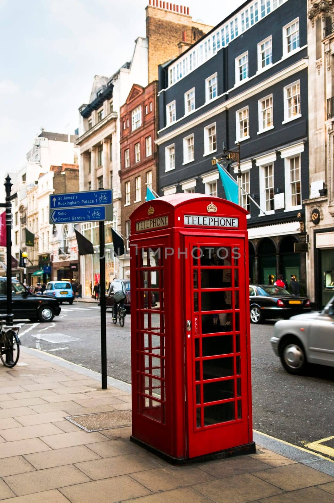 Telephone box in London