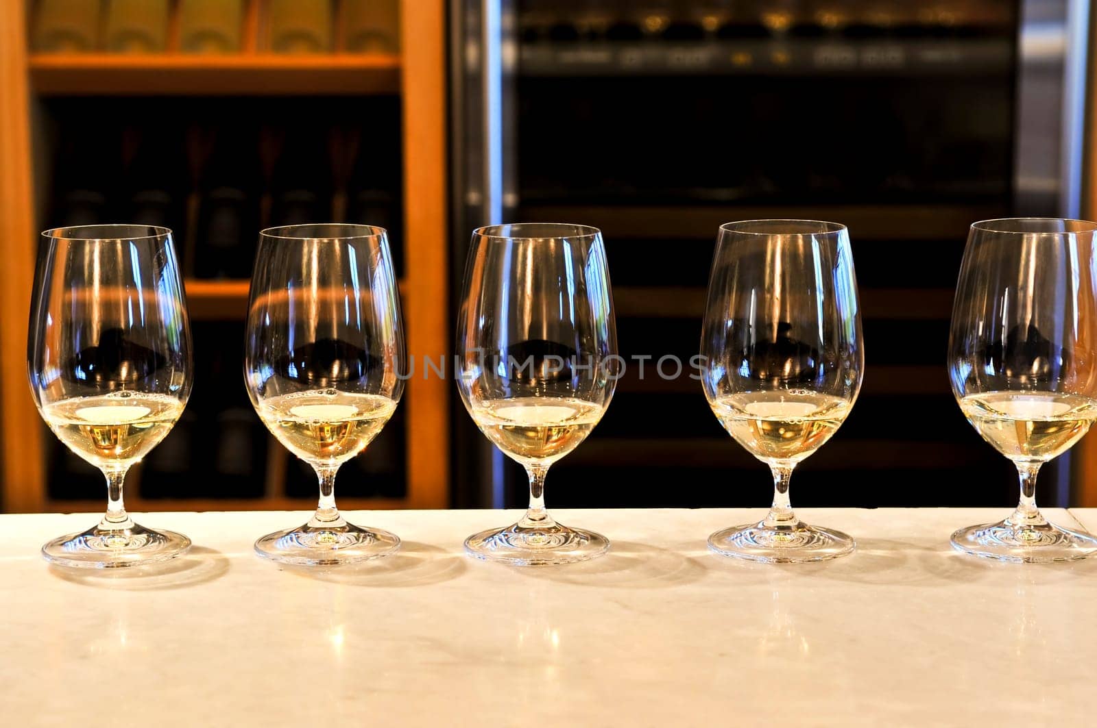 Wine tasting glasses
