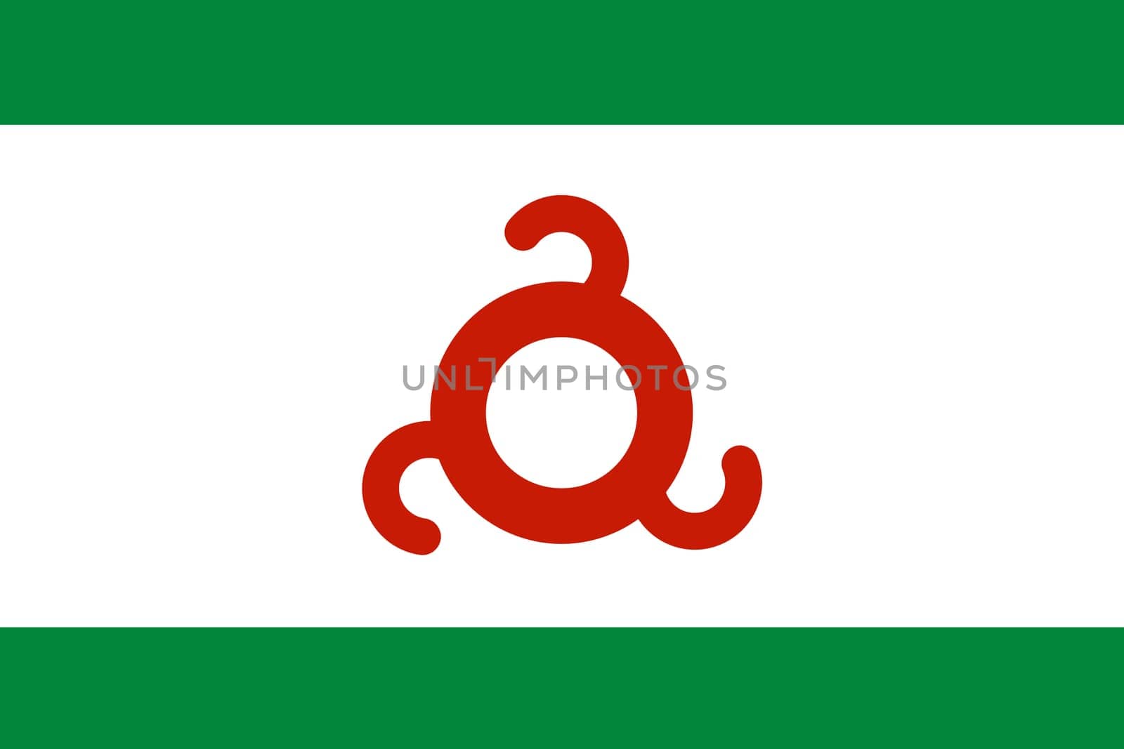 A Republic of Ingushetia flag background