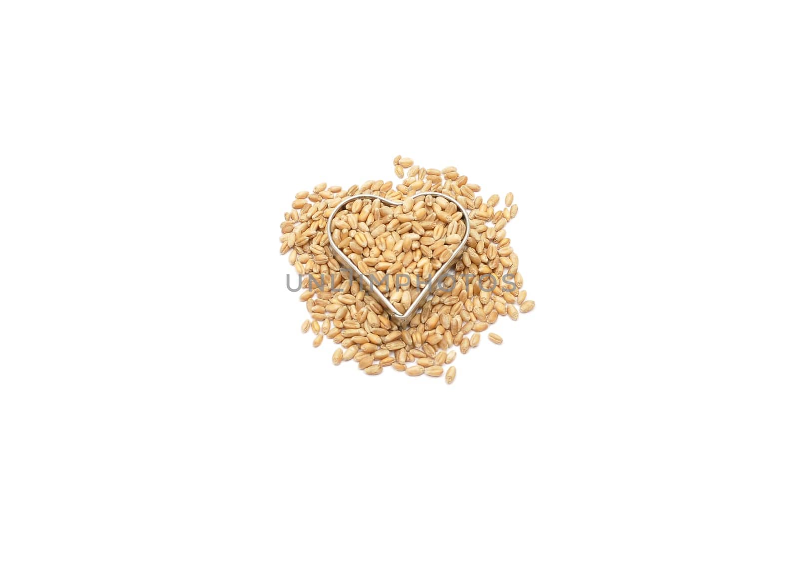 Cookie cutter with cereal grains