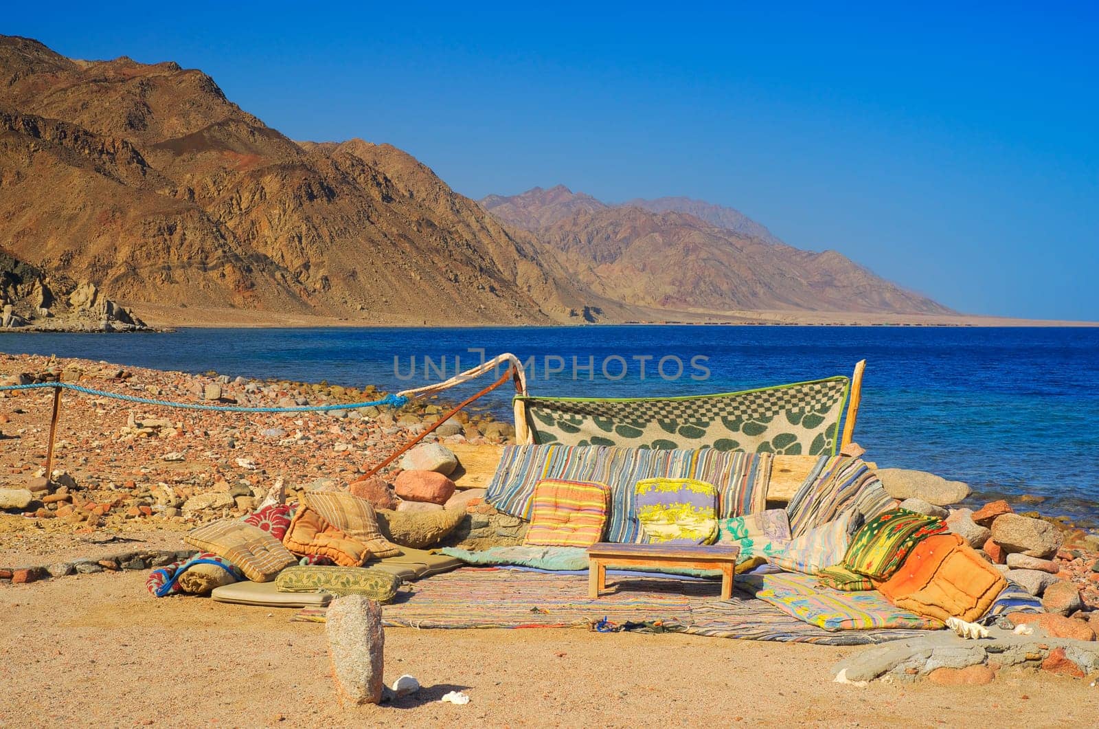 My living room on the desert beach