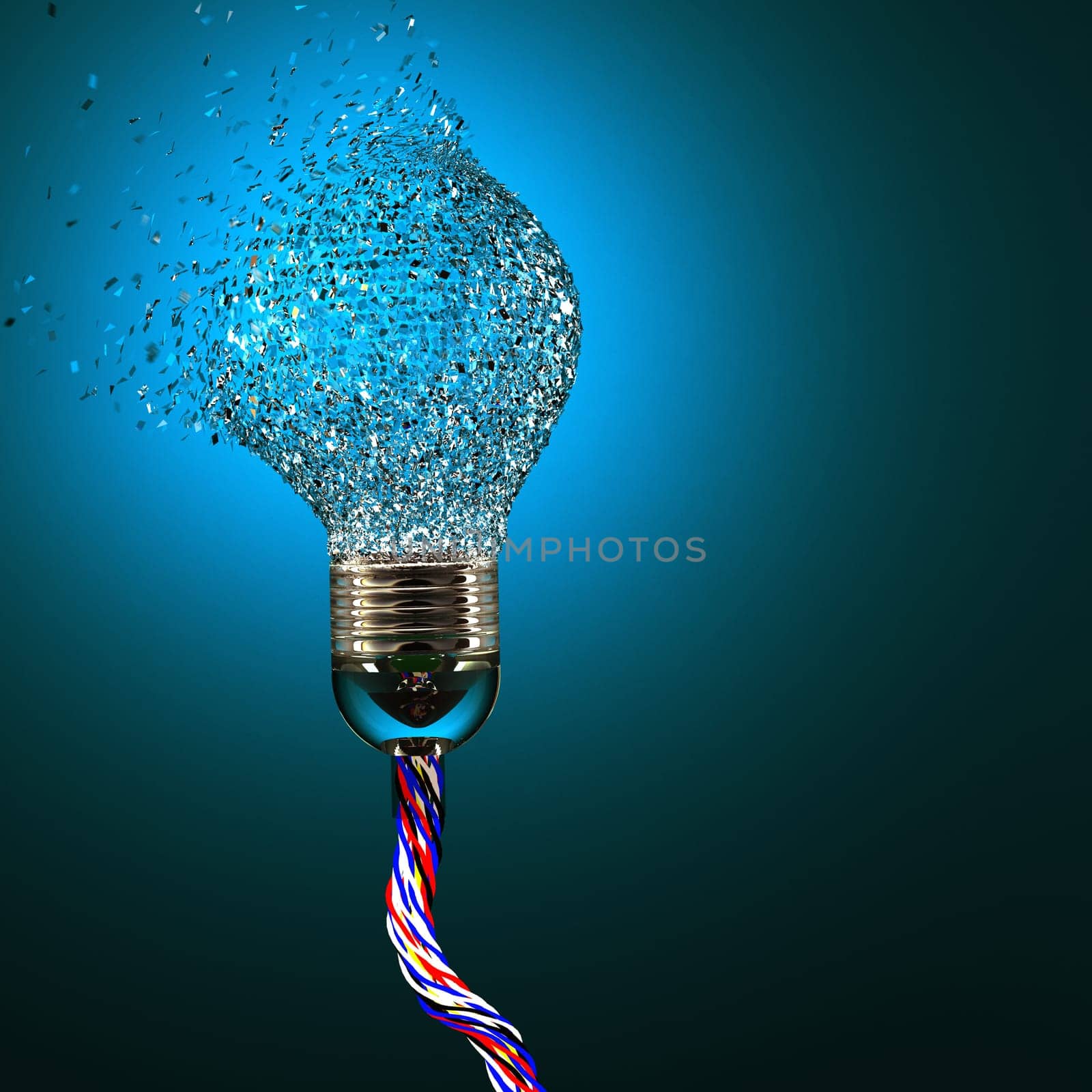electric bulb explosion