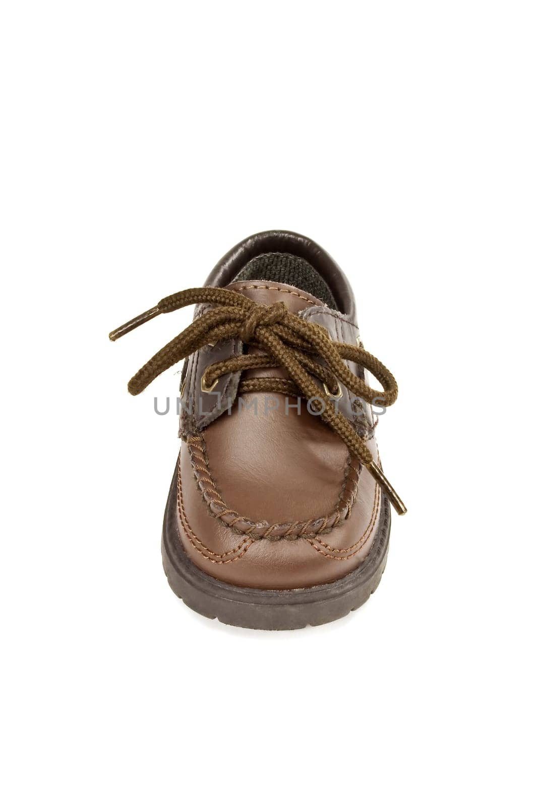 Boys leather shoe.