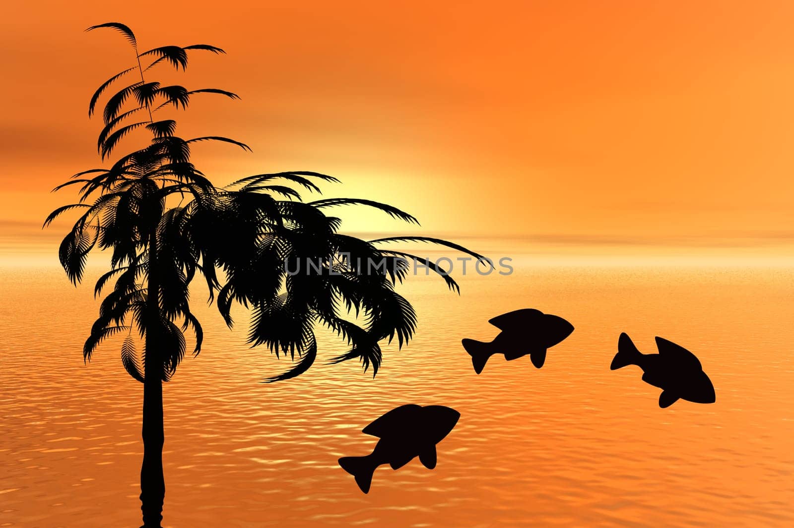 Paper Cut Fish