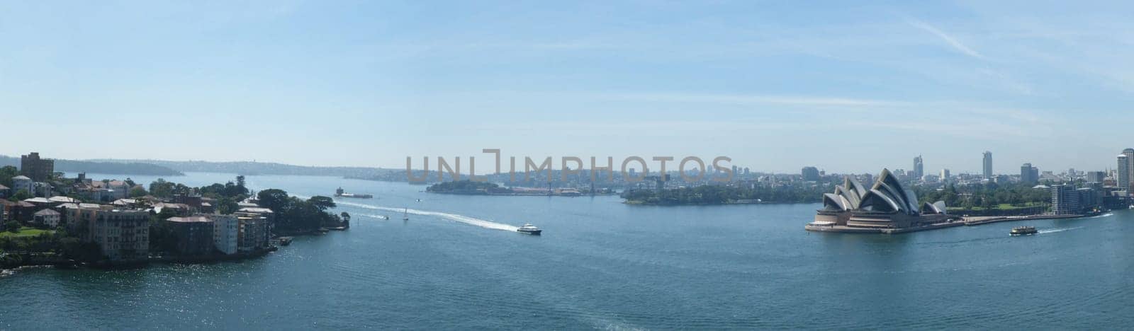 Australia, Sydney Harbor Bridge, Opera House, Panoramic
