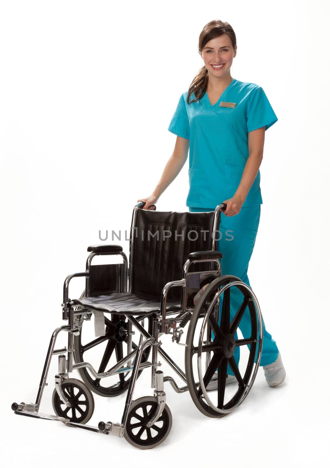 Nurse With Wheelchair