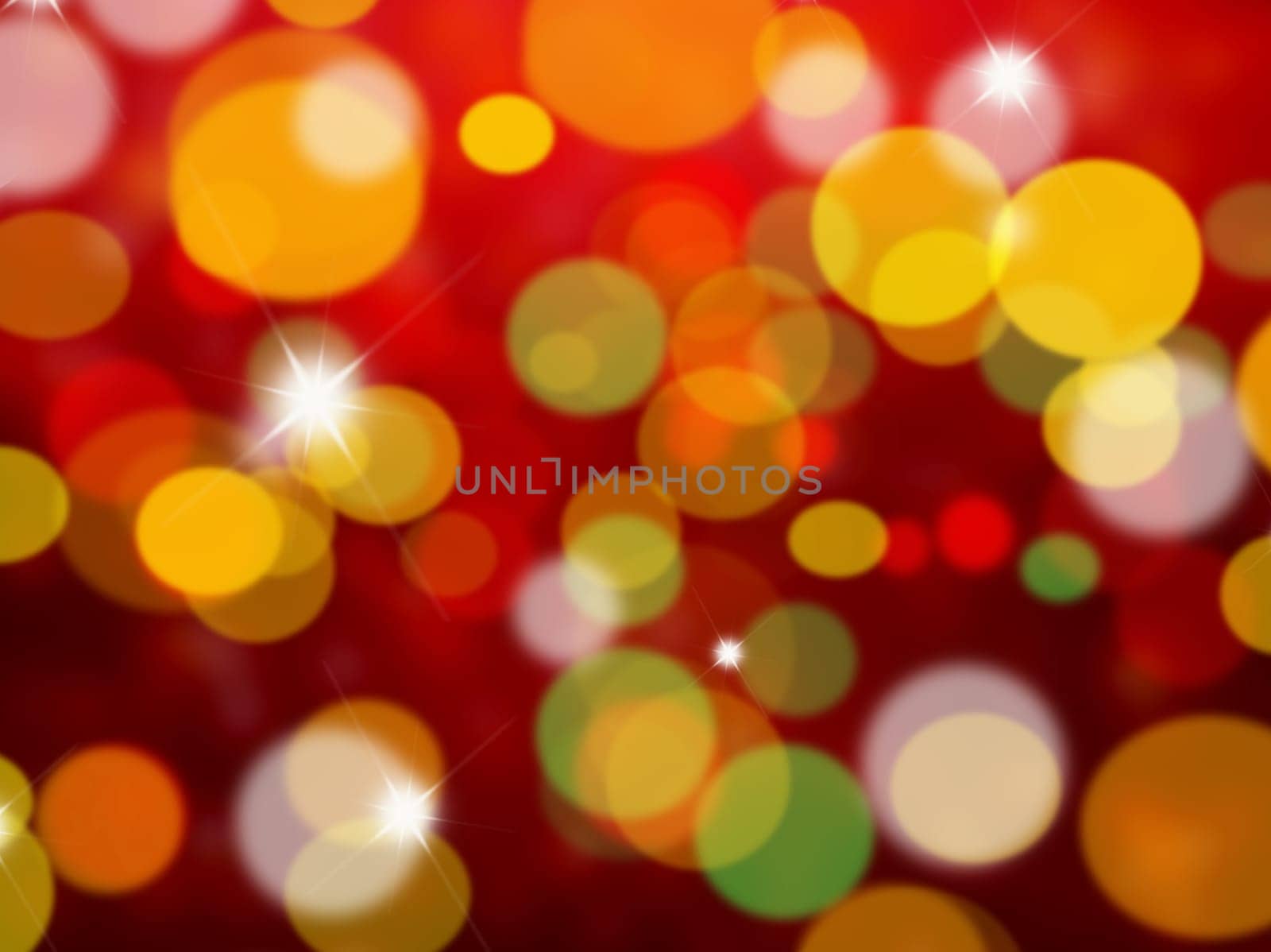 Background of blurred lights