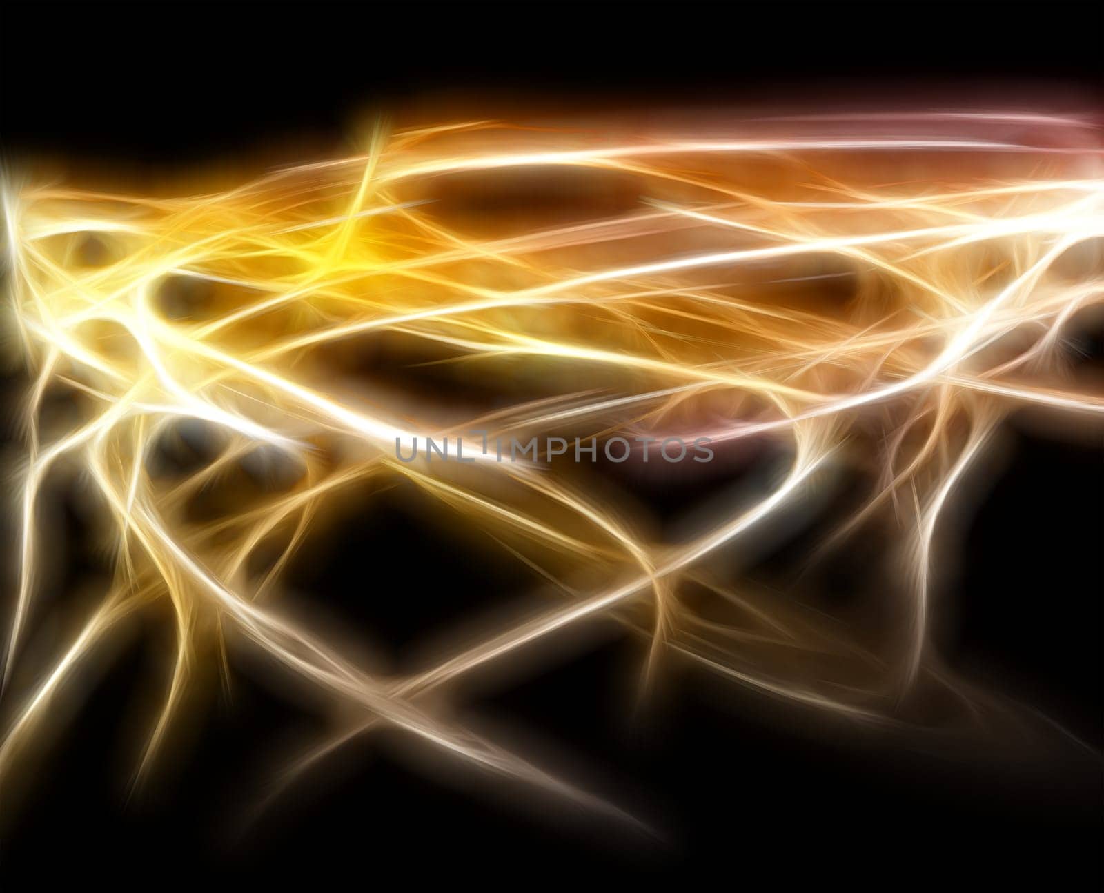 Flowing golden background