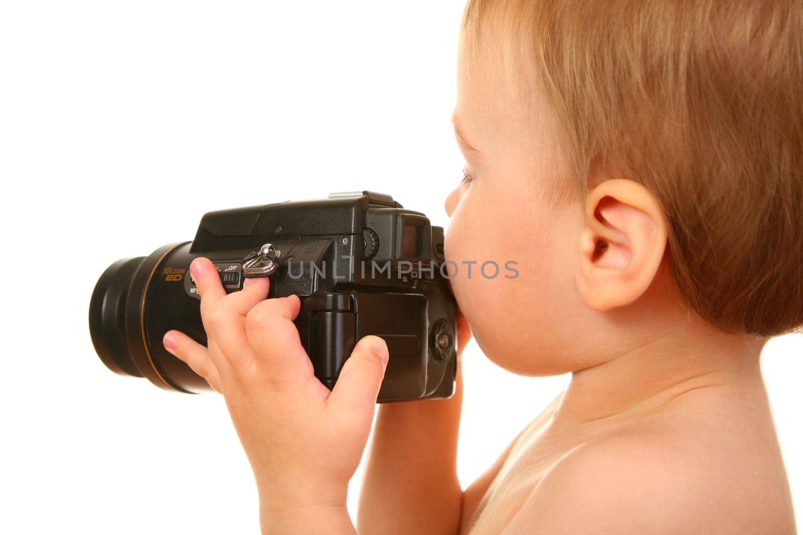 baby with camera 2