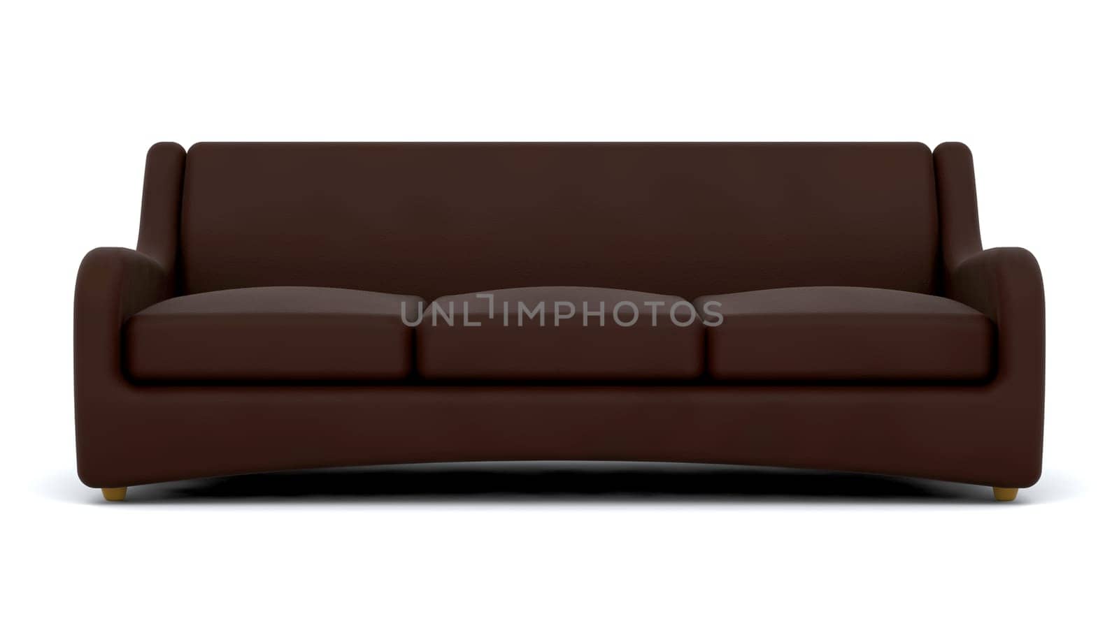 3d render of contemporary sofa